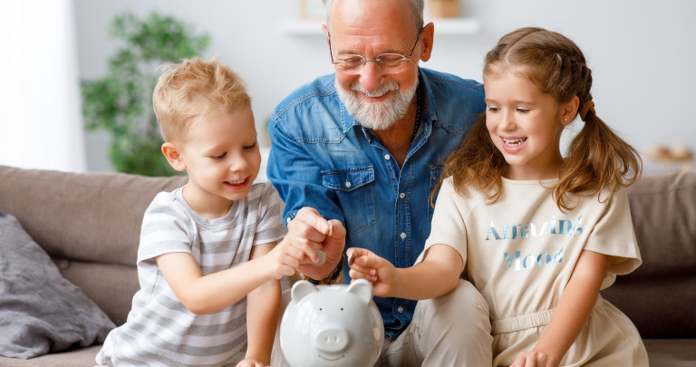 Foto artikel sparen kleinkinderen
