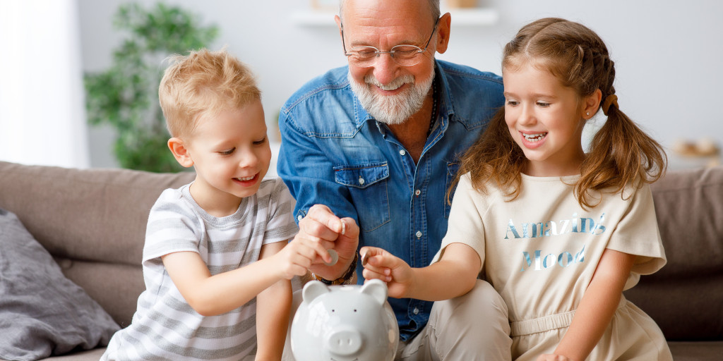 Foto artikel sparen kleinkinderen