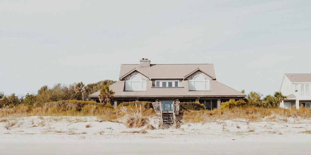huis aan het strand