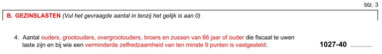 Printscreen gezinslasten